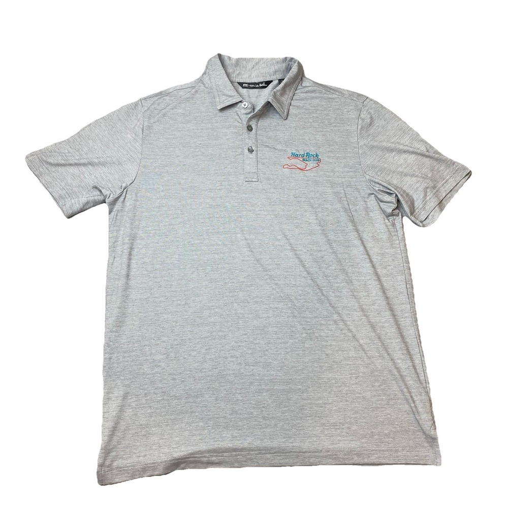 Travis Matthew Hard Rock Beach Club Polo Men's Large Redbull F1 Collection Gray